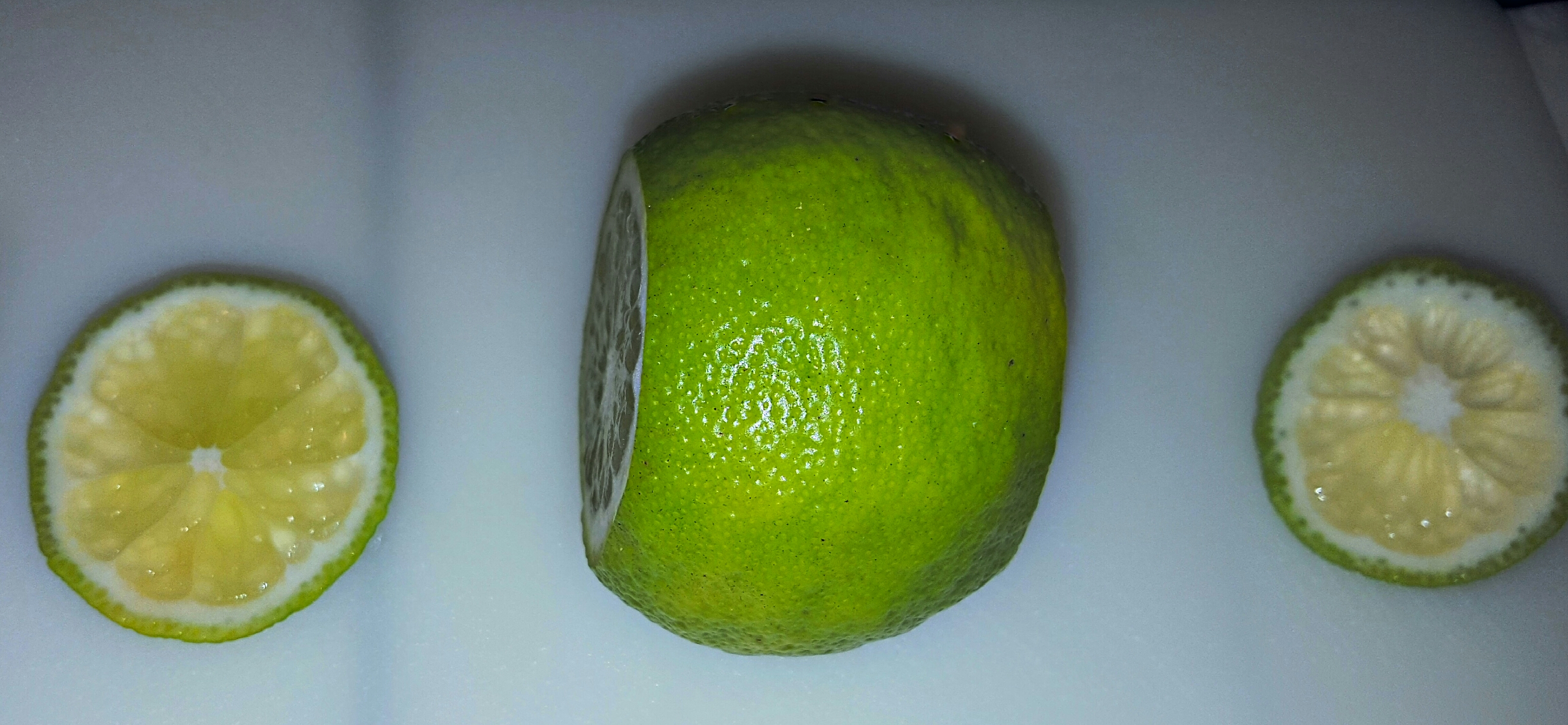 Cut the Tops and Bottoms From the Limes