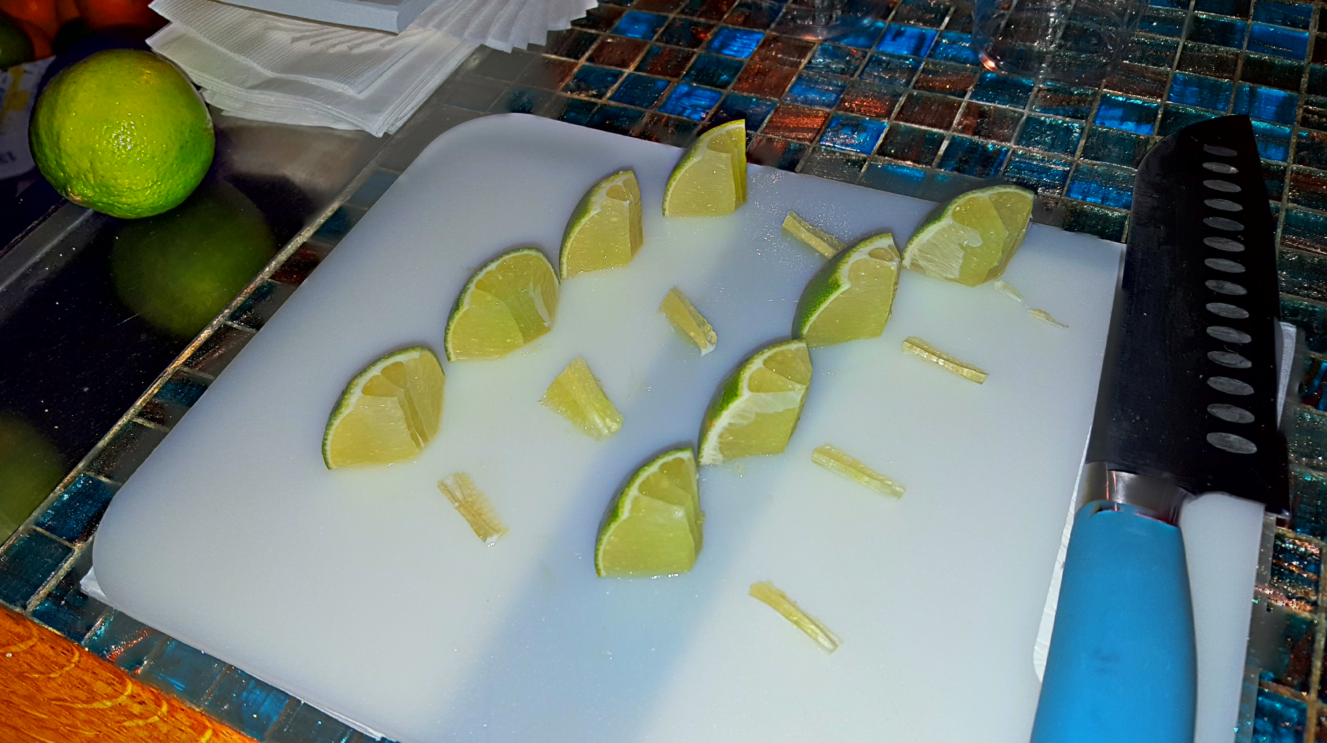 Attractive, juicy limes