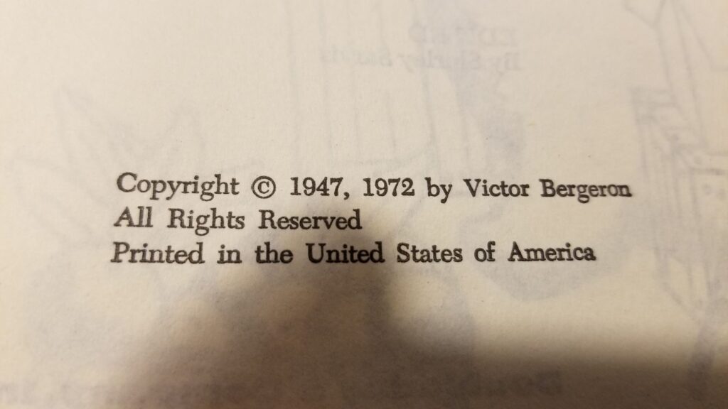 Trader Vic's Bartender's Guide, Copyright 1947, 1972