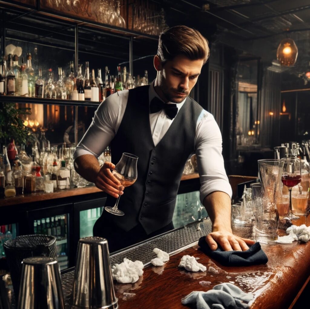 Bartending isn't just gab and mixing drinks!
