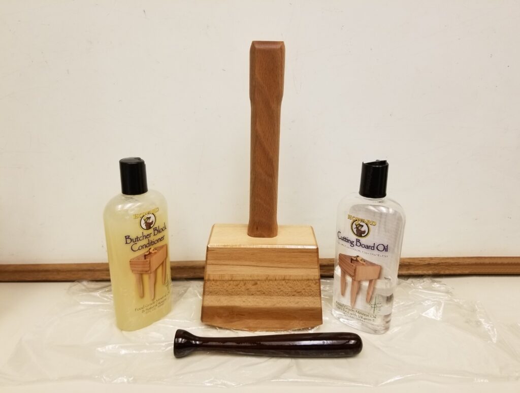 45 year old Wooden Muddler and brand new Chech Wood Mall